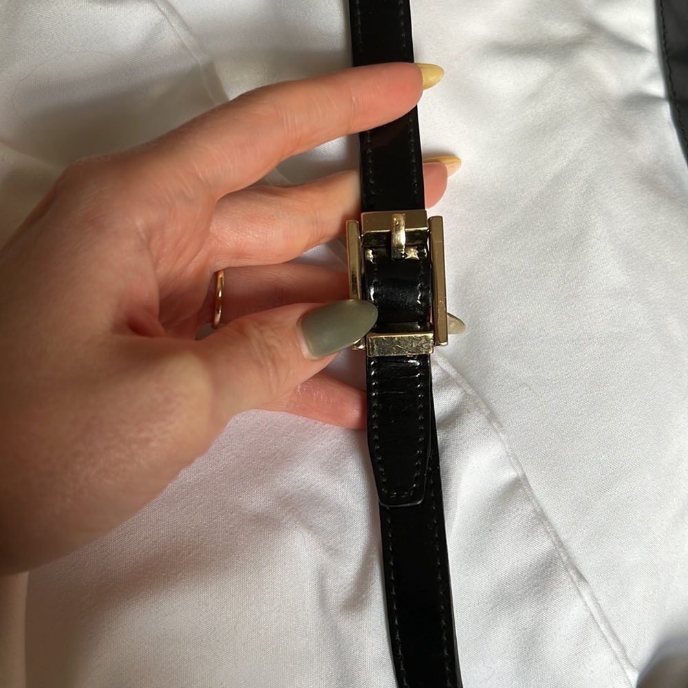 SOLD Vintage Gucci Black Monogram Pochette - Picture 8 of 14